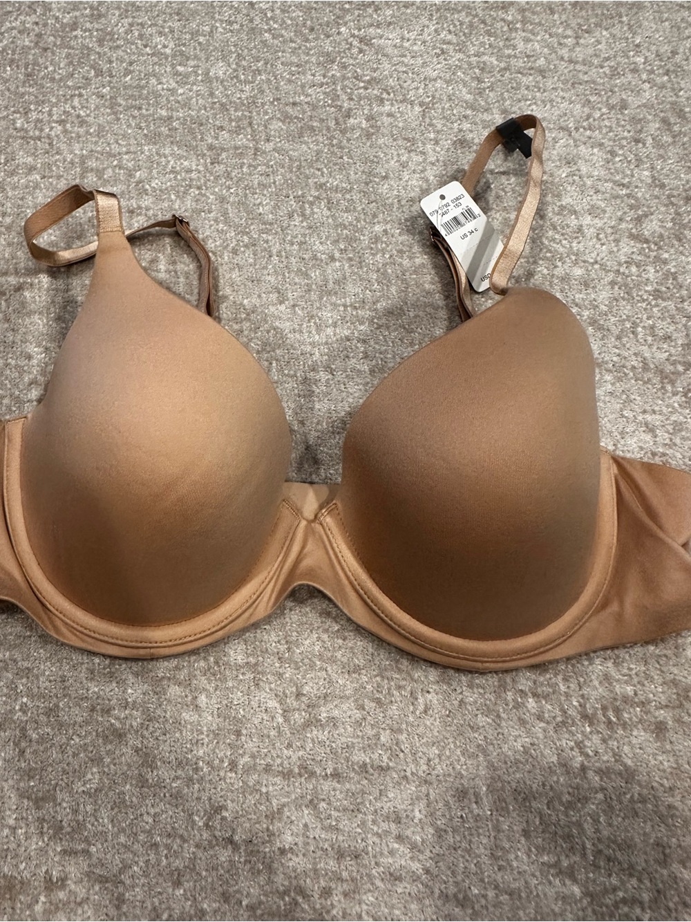 aerie Tan Smooth Molded Underwire T-Shirt Bra